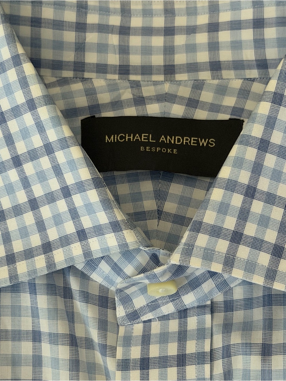 Like New Michael Andrews Bespoke Dress Shirt - Picture 7 of 8
